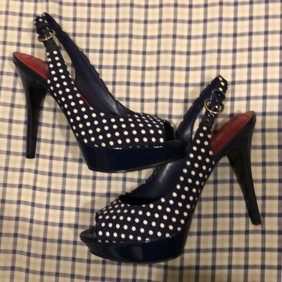 Blue Nine West heels - Picture 4 of 7